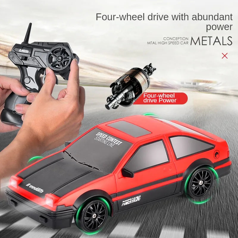 1/24 RC Drift Car With 2.4G Radio Remote Control Sports Cars For Children Racing High Speed Drive Vehicle Boys Girls Toys Gifts