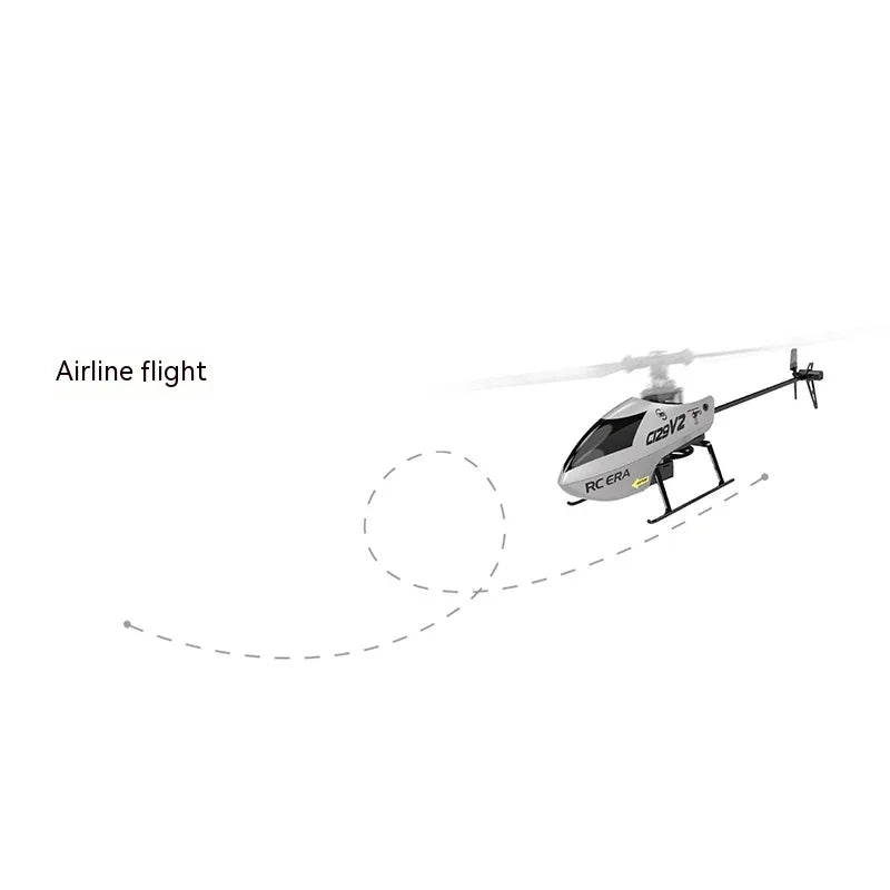 Four Channel Aircraft Model C129v2 Helicopter Single Blade No Aileron Fixed Height Pneumatic Stunt Remote Control Boy Toy Gifts